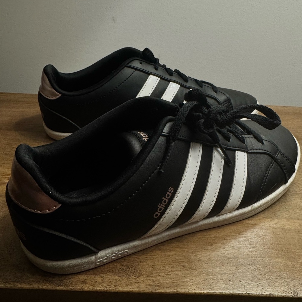 Adidas Black and White Women's Sneakers